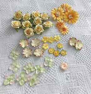 Mixed Lot Craft Flowers | Millinery Flowers | Headdress Flowers - Picture 1 of 2