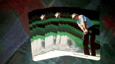 RAYMOND FLOYD 1986 FAX PAX PGA GOLF TOUR HOF MAJOR CHAMPION 9 - CARD LOT - Image 1 of 2