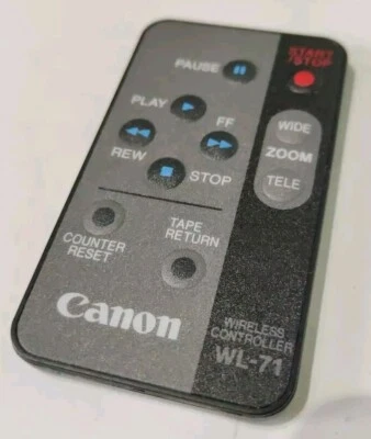 Canon WL-71 Wireless Control Remote For Camcorder Eg. UC3000 UC2000 WL71 WL 71 - Image 1 of 2