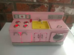 Working vintage Linemar  tin toy kitchen stove, sink, washer/dryer  - Picture 1 of 13