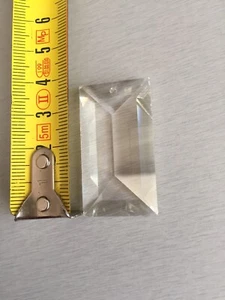 Pendente cristallo trasparente per Lampadario rettangolare usato - Foto 1 di 6