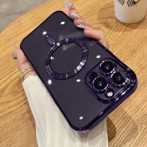 Phone Case for iPhone 16 15 Pro Max 14 13 Shockproof Magnetic Shockproof Cover - Picture 1 of 18