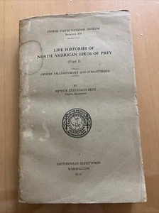 Life Histories Of North Am Birds Of Prey Part 2 1938 1st Edition Softcover - Picture 1 of 20