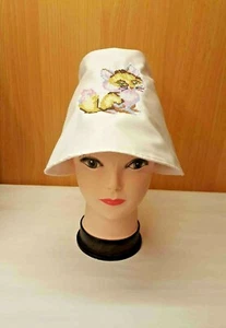 Kopftuch Baby Kinder Sommer Mütze Weiß Kopfbedeckung Bandana Neu - Bild 1 von 4