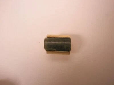 Genuine Green Jade Gold Plated Vintage SIMMONS KARATCLAD Tie Tack Lapel Pin v65 - Image 1 of 4