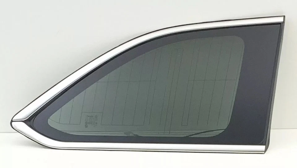 Fits 14-19 Toyota Highlander Passenger Right Rear Quarter Window Glass Chrome Foto 1 de 4