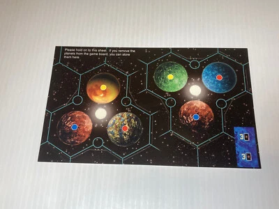 Starfarers of Catan Expansion Board Game Replacement Planetary Systems Labels - Image 1 of 3