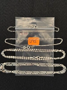 72. Steling Silver Chain Set - Picture 1 of 1