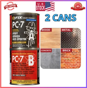 PC-7 Epoxy Adhesive Paste 4Lb 2-Part Heavy Duty Charcoal Gray 647776 - Picture 1 of 8