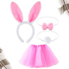  4 Pcs Headband Rabbit Ear Costume Girls Clothing Child Props