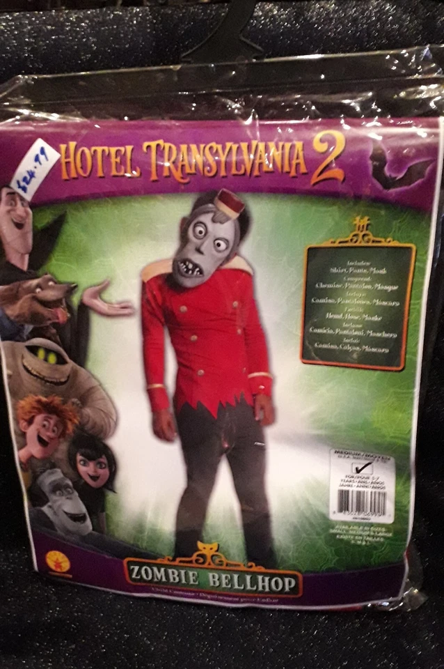 Hotel Transilvania Zombie Bellhop Halloween Med 5-7 nuevo en caja Foto 1 de 1