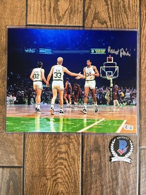 Boston Celtics Robert Parish Signed 11x14 Photo Beckett Witnessed Autograph - Image 1 of 4