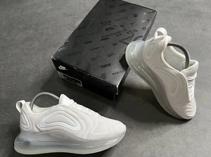 Genuinas Auténticas Nuevas Nike Air Max 720 Blanco Metálico Platino Talla UK 6 - Imagen 1 de 9