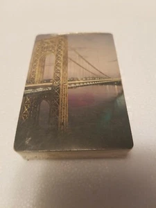 George Washington Bridge Playing Cards Brand New Sealed Made In The USA Vintage - Picture 1 of 6