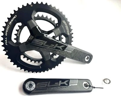 FSA SL-K 386 Carbon Crankset 11, Spindle: 30mm, BCD: 110, 36/52, 30mm, 170mm NEW - Image 1 of 4