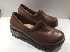 Mocassino slip on donna 8,5 Gravity Defyer tacco interno a molla comfort marrone pelle - Foto 1 di 8