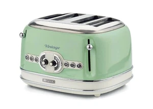 Ariete Tostapane Toaster Vintage 4 fette verde 156 garanzia ITALIA - Foto 1 di 4