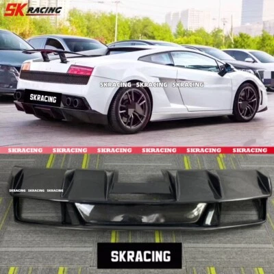 Диффузор кромки заднего бампера из углеродного волокна подходит для Lamborghini Gallardo LP550 LP560 LP570 - Изображение 1 из 4