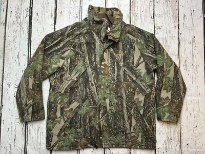 Chaqueta de Caza De Colección Cabela's Ropa Cola Blanca Trebark Camuflaje Lana/Goretex Foto 1 de 4
