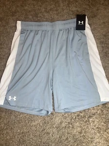 NUEVO Pantalones Cortos Para Hombre Under Armour Train 2.0 Azul Claro Blanco Talla XLarge Precio de Venta sugerido por el fabricante $40 - Imagen 1 de 6