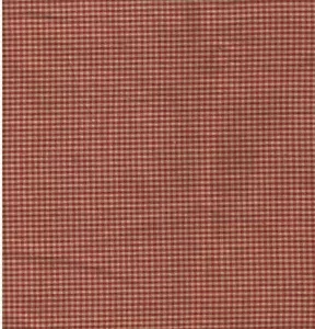Tessuto Primitivo - Piccolo Plaid Rosso e Beige - 1 iarda - Foto 1 di 1