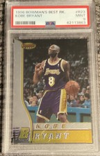 1996 Bowman’s Best Rookie Kobe Bryant RC PSA 9 Lakers Mint