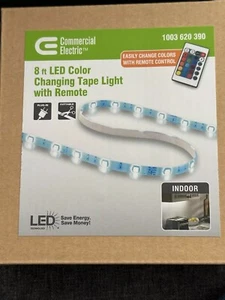 8 Fuß kommerzielles elektrisches LED-Farbwechselband Licht mit Fernbedienung - Bild 1 von 4
