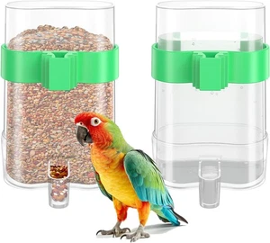 CLPOAWC Bird Water Dispenser, Cage Feeder, Parakeet clear  - Picture 1 of 6
