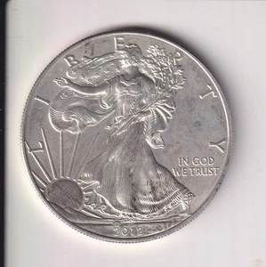 2012 AMERICAN SILVER EAGLE $1 DOLLAR 1 OZ .999 SILVER COIN UNITED STATE MINT - Picture 1 of 2