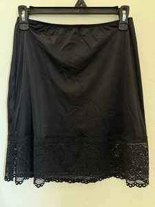Vanity Fair schwarzer kurzer Damen-Slip Größe Medium 18” 11047 neu ohne Etikett - Bild 1 von 6