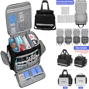 Reflektierende Notfalltasche | Abnehmbare Trennwände | Reiseapotheke - Bild 1 von 7