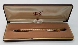Vintage Cross 10K Gold Filled USA Electroplated Emeld Füllfederhalter & Box - Bild 1 von 14