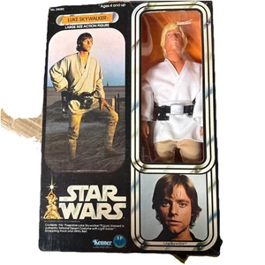 Modellino Kenner Star Wars Luke Skywalker 12" grande formato 1978 vintage con scatola - Foto 1 di 11