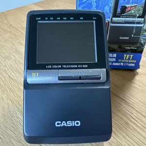 Casio EV-500 LCD Colour Television, Analogue. Model D 2.5” Screen *New* - Picture 1 of 6