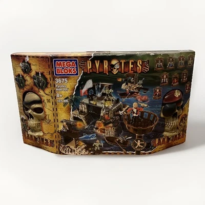 Mega Bloks 3675 Pyrates Hide Out Set Vintage 2005 Pirates Set Age 8+ - Image 1 of 4