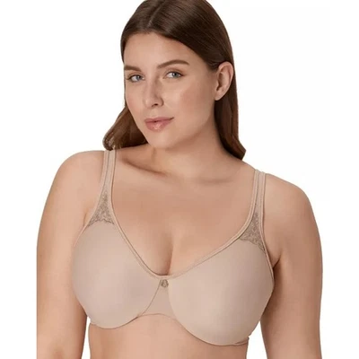Bali Women's Size 38DDD Toffee Brown Full Figure Minimizer Underwire Bra 3385 - Image 1 of 4