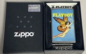 ZIPPO 2017 PLAYBOY COVER AUGUST 1976 STREET CHROME LIGHTER UNFIRED IN BOX D445 - Picture 1 of 6