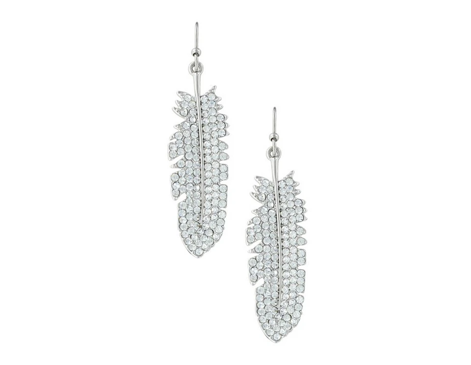 Pendientes Montana Plateros Mujer Pluma Brillante ER3374CZ Foto 1 de 1