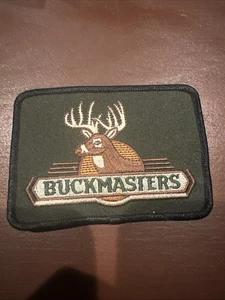 UNITED STATES BUCKMASTERS 4” IRON-ON CLOTH PATCH EMBROIDERED TYPE - Picture 1 of 4