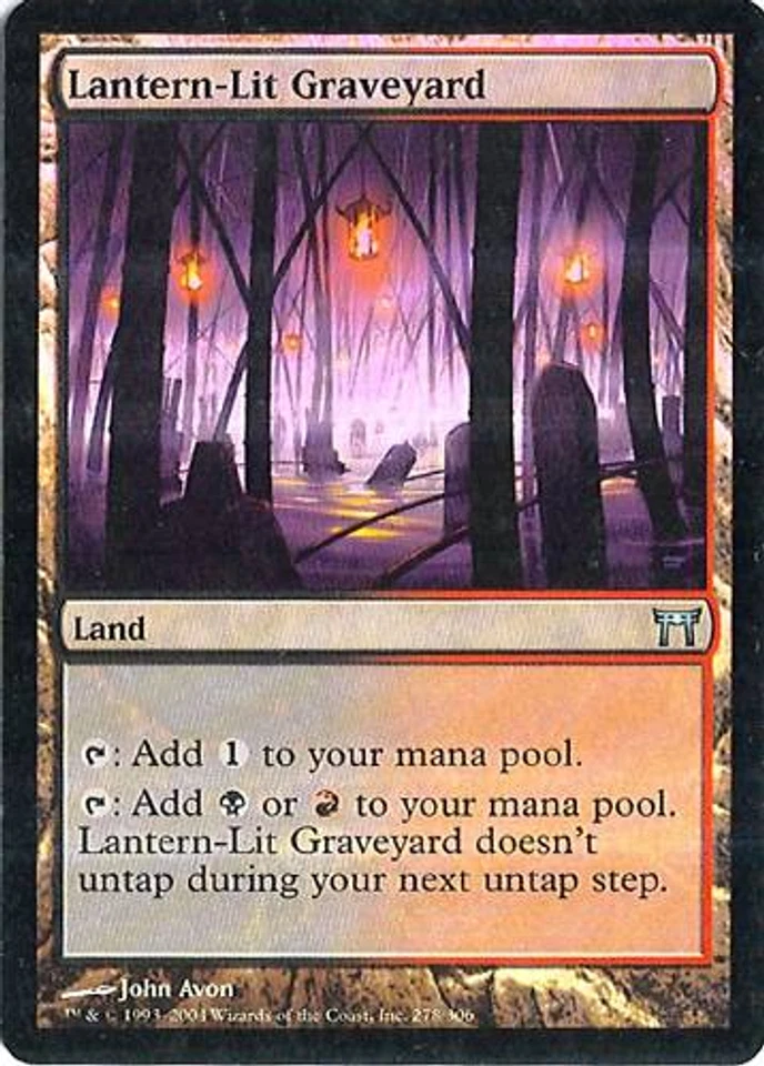 MTG - COK - Lantern-Lit Graveyard - Foil - NM - Image 1 of 1