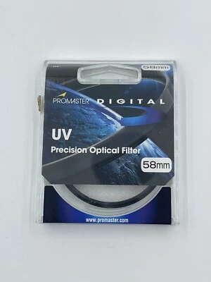 Promaster Digital UV Precision Optical Filter 58mm Lens Made in Japan - Image 1 of 4