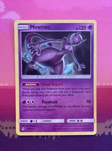 Pokemon Karte Mewtwo Unbroken Bonds Cracked Ice Holo Rare 75/214 Near Mint - Bild 1 von 2