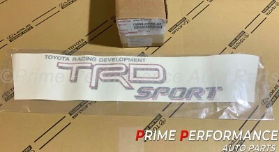 Toyota Tacoma 2005-2015 TRD SPORT Bed Side Decal Red/White/Black 75996-04060-A0 - Image 1 of 3