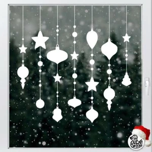 Calcomanías pegatinas para ventana de Navidad Bauble Panel - Pato Mareado Navidad - Imagen 1 de 4