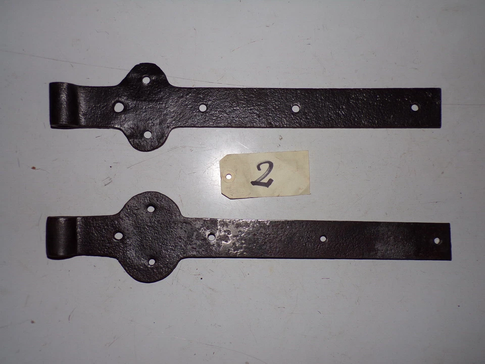 Pentures, charnières,  anciennes en fer forgé - Photo 1/1
