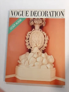 VOGUE DECORATION Int'l Edition Apr 1987 FRENCH/English ("Good Russia" articles) - Picture 1 of 3
