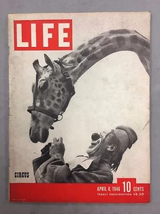 LIFE MAGAZINE APRIL 8, 1946 SPRING CIRCUS YEAR OF TRUMAN RUSSIAN GANGS - Picture 1 of 2