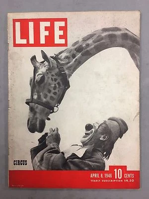 LIFE MAGAZINE APRIL 8, 1946 SPRING CIRCUS YEAR OF TRUMAN RUSSIAN GANGS - Image 1 of 2