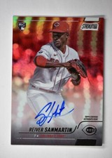 2022 Stadium Club Base Auto Rainbow Foil #SCBA-RSA Reiver Sanmartin 10/10