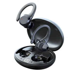 Bluetooth Stereo Kopfhörer Kabellos Computer Headset Mikrofon mit Ladecase - Bild 1 von 11